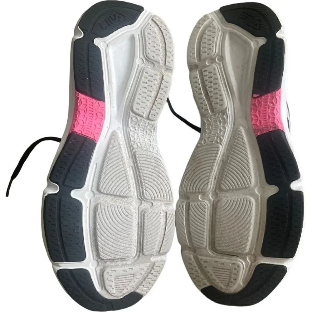 Fila Memory Trexler soft mesh running Athletic Shoe Size 8.5 Black and Pink